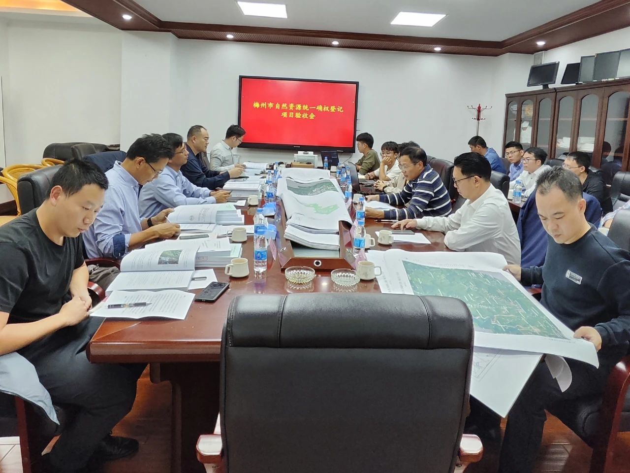 赞！！j9数字站测绘自然资源统一确权挂号项目顺遂通过验收